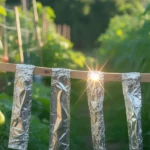 Folia aluminiowa jako skuteczna metoda odstraszania szczurów z ogrodu – błyszczące paski na ogrodzeniu