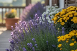 Kwiaty odstraszające kleszcze w ogrodzie – lawenda, wrotycz i chryzantemy jako naturalna ochrona